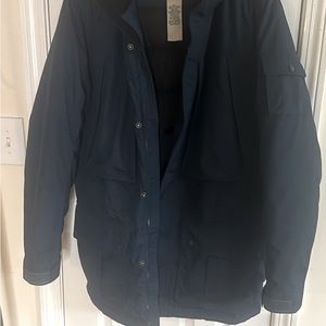 LL Bean Baxter State Parka , Size Large Goose Down Coat Like New